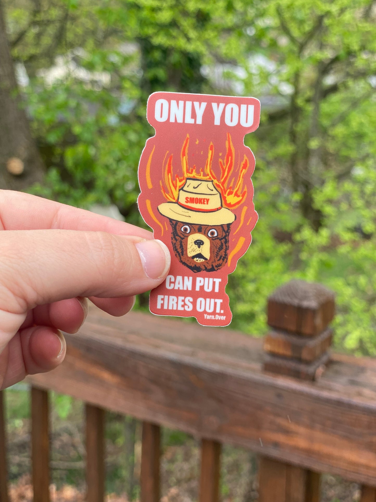 Smokey Sticker