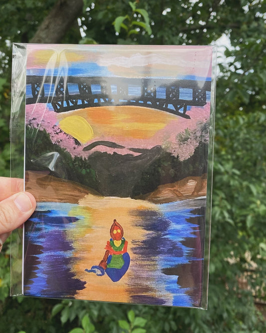 5x7 Braxie Print